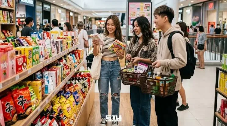 Grocery shopping that quietly feeds a Lotus’s points balance.