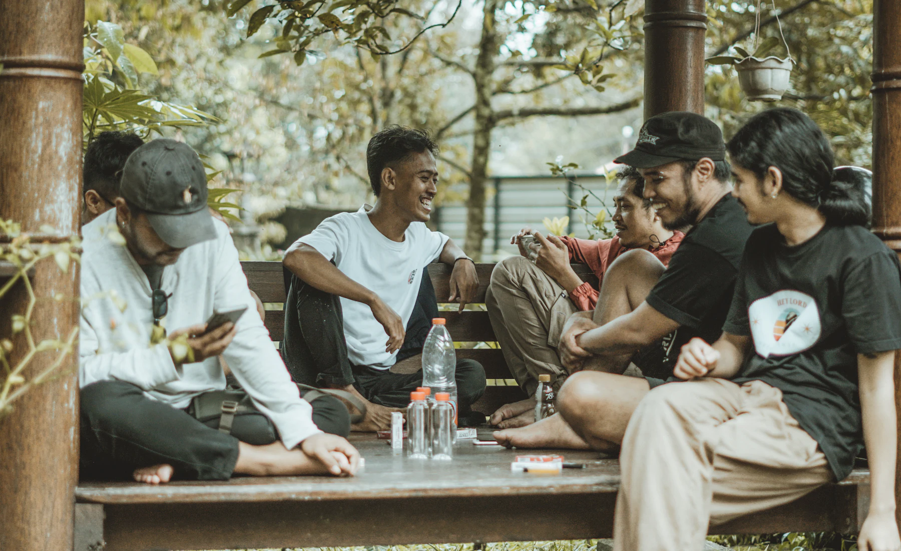 A group of friends together — the kind of group LINK is designed for.